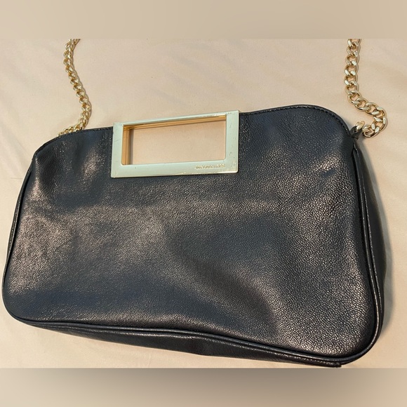 Michael Kors Black and Gold Shoulder Bag - Picture 2 of 4